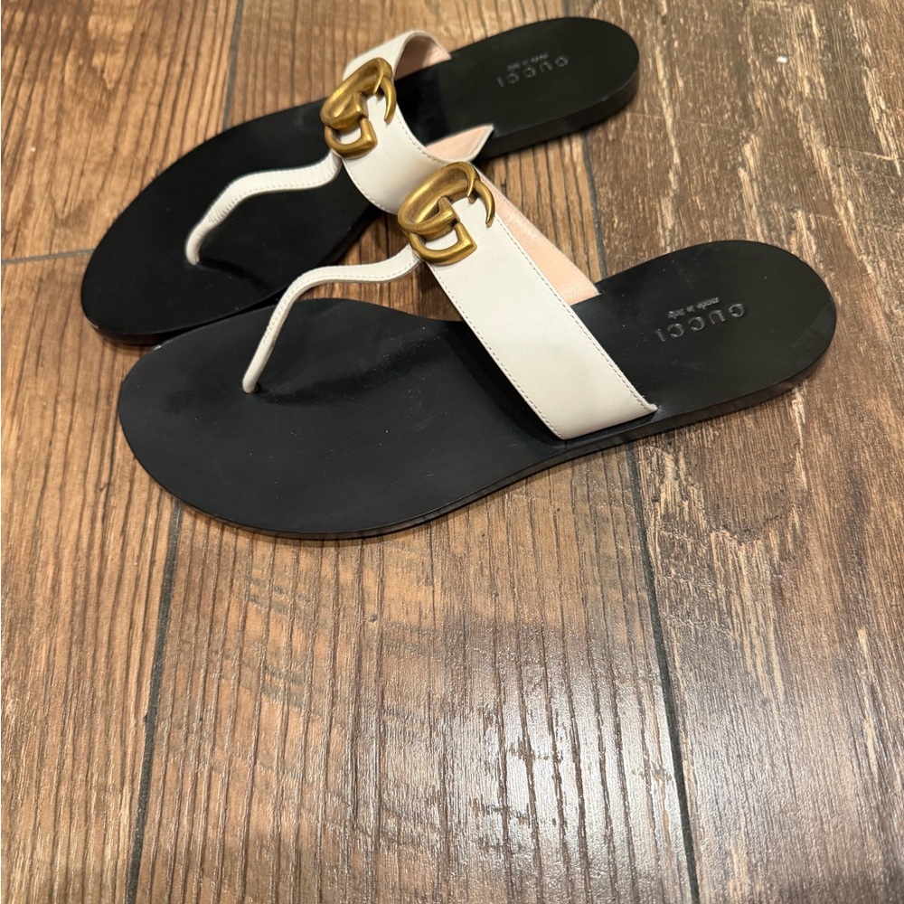 3 pairs summer Gucci women’s shoe haul all authentic, size 7.5. Bundle - Picture 3 of 7
